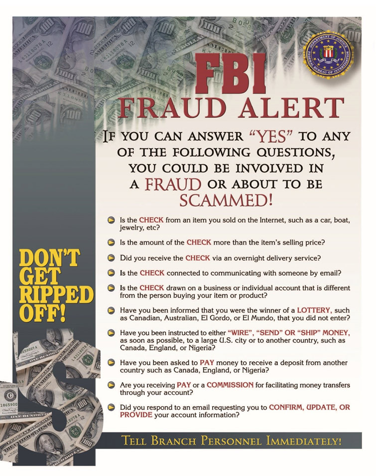 FBI Fraud alert